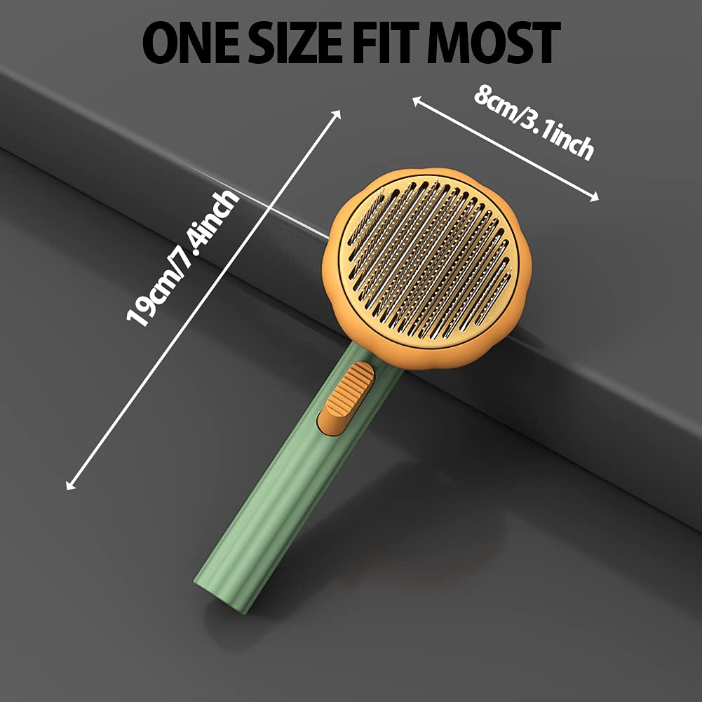 Self-Cleaning Pet Slicker Brush