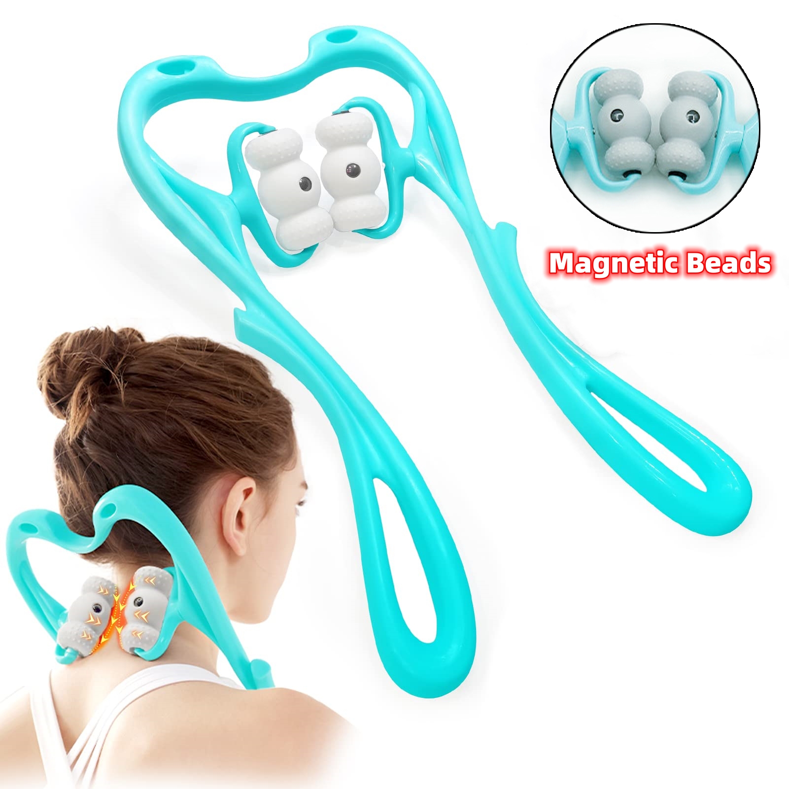 Deep-Tissue Neck & Shoulder Roller — 96 Pressure Points, No Batteries - Image 5