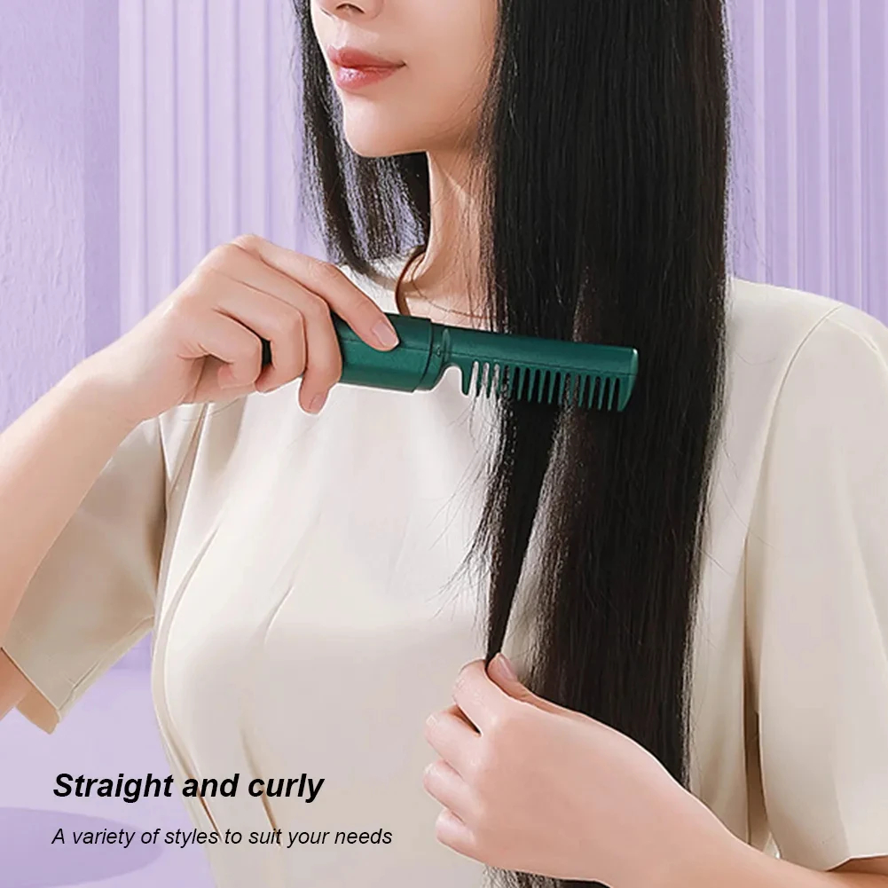 Cordless Straightening & Curling Brush — Fast Heat, Fits in a Bag - Image 3